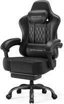 Big and Tall Gaming Chair with Footrest