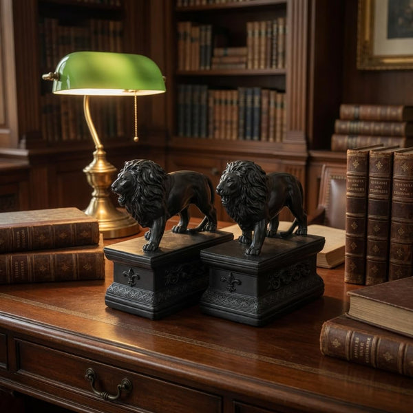 Lion Bookends Set of 2