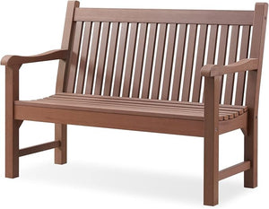 2-Person Outdoor Poly Lumber Bench