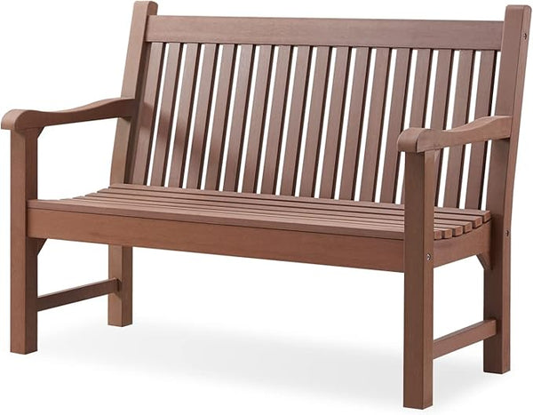 2-Person Outdoor Poly Lumber Bench