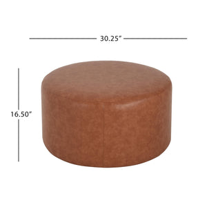 Round Upholstered Ottoman Foot Stool