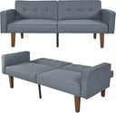 Convertible Futon Sofa Bed with Split Back