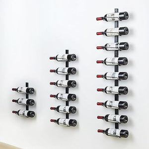 Wall-Mounted Metal Wine Rack – 9, 12, 24 & 36 Bottle Organizer