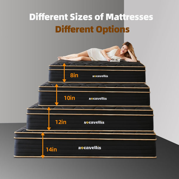 Twin Mattress 10 Inch Hybrid Memory Foam – Medium Firm