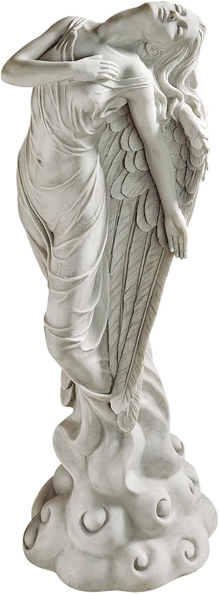 Ascending Angel Garden Statue – Resin Outdoor & Indoor Sculpture