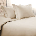Egyptian Cotton Sateen Duvet Cover Set with Pillow Shams