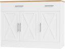 Farmhouse Sideboard Buffet Cabinet with Storage