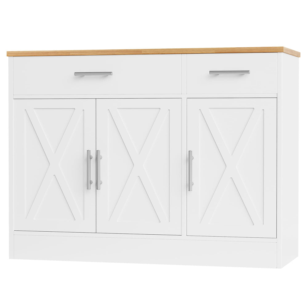 Farmhouse Sideboard Buffet Cabinet with Storage