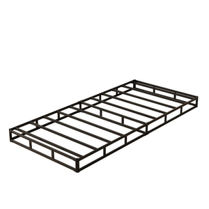 4-Inch Low Profile Box Spring with Fabric Cover & Metal Frame