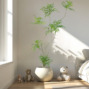 Tall Artificial Mahonia Tree – Indoor Fake Potted Plant