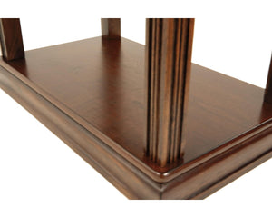 Chairside End Table with Drawer and Fixed Shelf