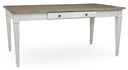 Farmhouse Rectangular Dining Table with Storage