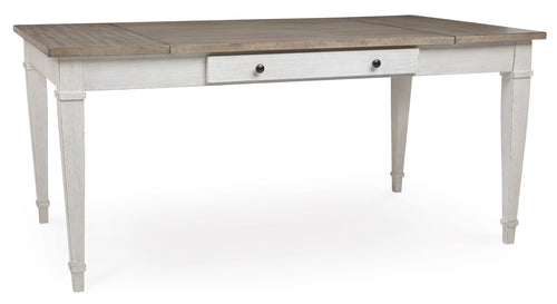 Farmhouse Rectangular Dining Table with Storage