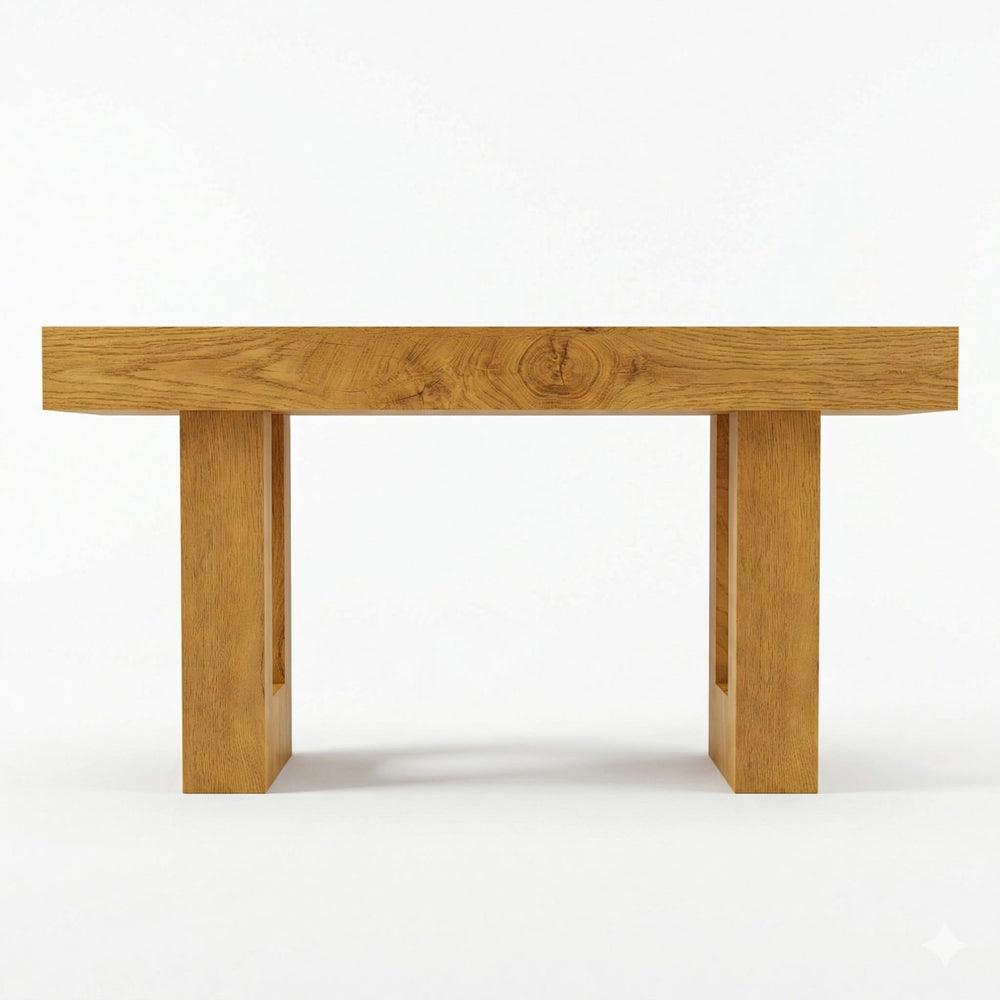 63" Farmhouse Console Table with Drawers