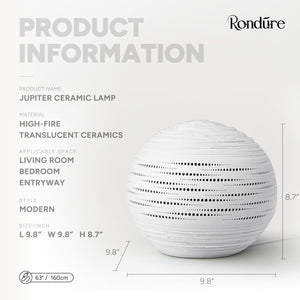 Ceramic Table Lamp – Dimmable, Warm Ambient Light, E12 Bulb Included