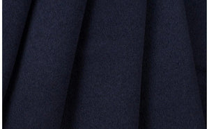 Navy Blue Wool Blend Coating Fabric – Heavy Weight, 59" Wide