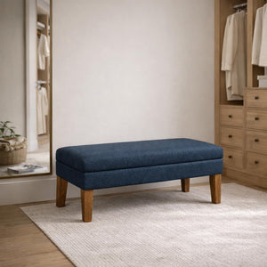 Upholstered Storage Ottoman Bench