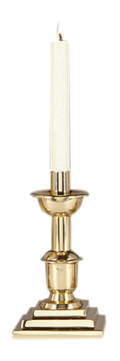 Brass Altar Candlestick Holders – 10 Inch, Set of 2