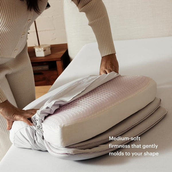 Adjustable Height Cooling Pillow with GelFlex Grid & Foam Layers
