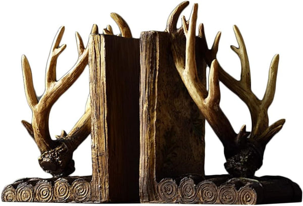 Antler Bookends Decorative Sculpture
