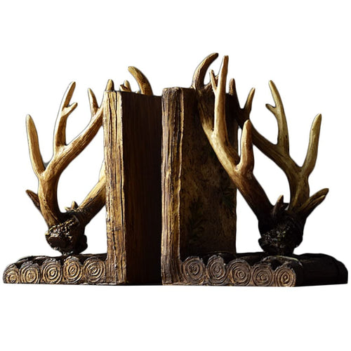 Antler Bookends Decorative Sculpture