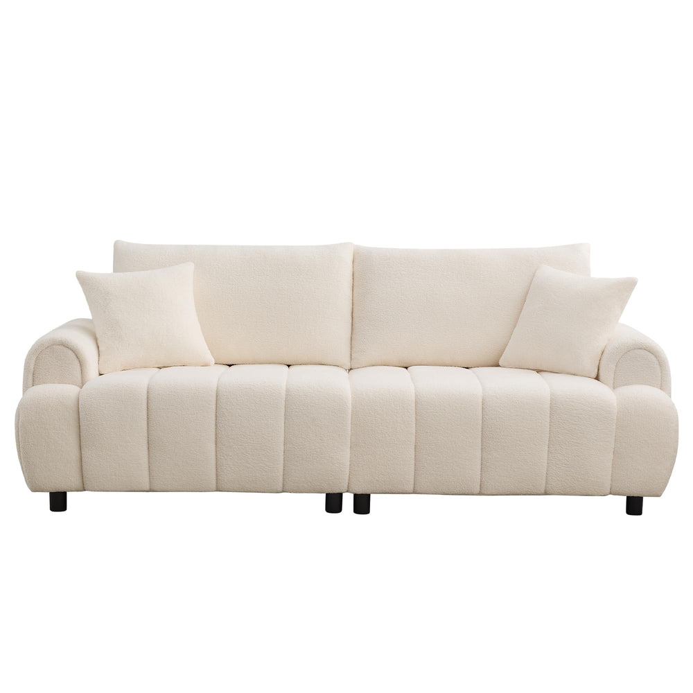 88" Oversized Boucle 3-Seater Sofa