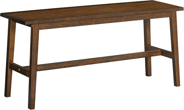 Bamboo Dining Bench – Farmhouse Style, 39.3" Wide, 396 lb Capacity