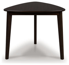 Triangle Dining Table with Tapered Legs