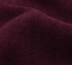 Wine Wool Blend Coating Fabric – Heavy Weight, 59" Wide