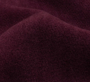 Wine Wool Blend Coating Fabric – Heavy Weight, 59" Wide