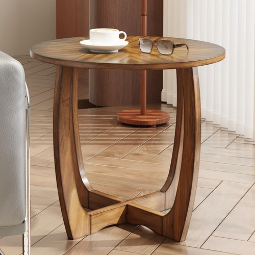 Mid-Century Modern Round End Table