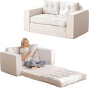 Convertible Loveseat Sleeper Sofa Bed with Cushion & Pillows