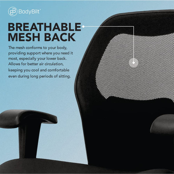 Ergonomic Mid-Back Office Chair with Lumbar Support