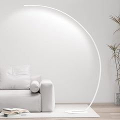 RGBW Arc Floor Lamp with Remote – Dimmable LED Color Changing Standing Lamp