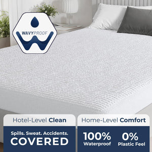Waterproof Quilted Mattress Protector – Fitted Sheet Style