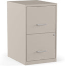 2-Drawer Vertical File Cabinet with Lock – Letter Size, Metal
