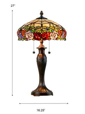 Zenia Rose Tiffany Table Lamp