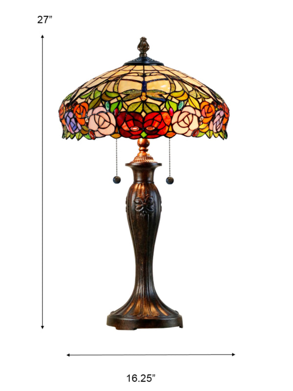 Zenia Rose Tiffany Table Lamp
