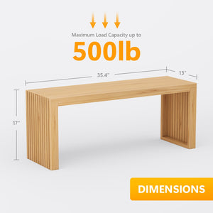Bamboo Dining & Entryway Bench