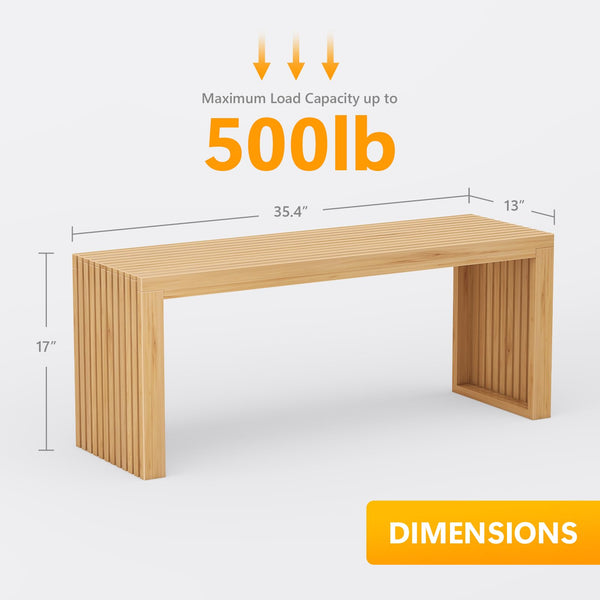 Bamboo Dining & Entryway Bench