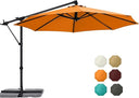 10 ft Cantilever Offset Patio Umbrella with Tilt & Rotate