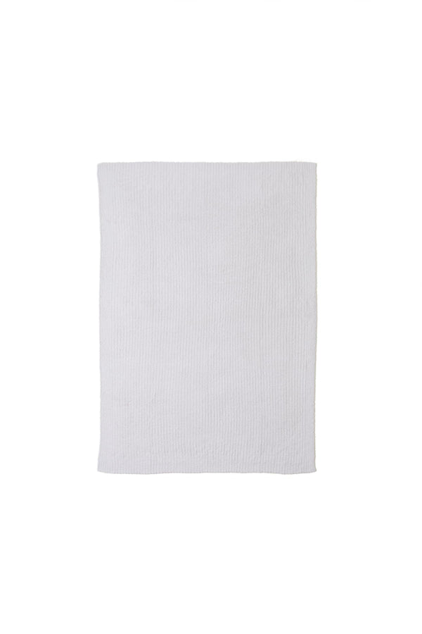 Ribbed Knit Throw Blanket 54"x72"