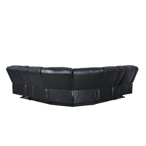 Reclining Sectional Sofa with Cup Holders & Storage
