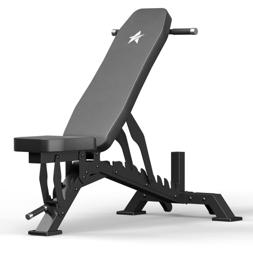 Adjustable Weight Bench with 33" Backrest, 1300LBS Capacity