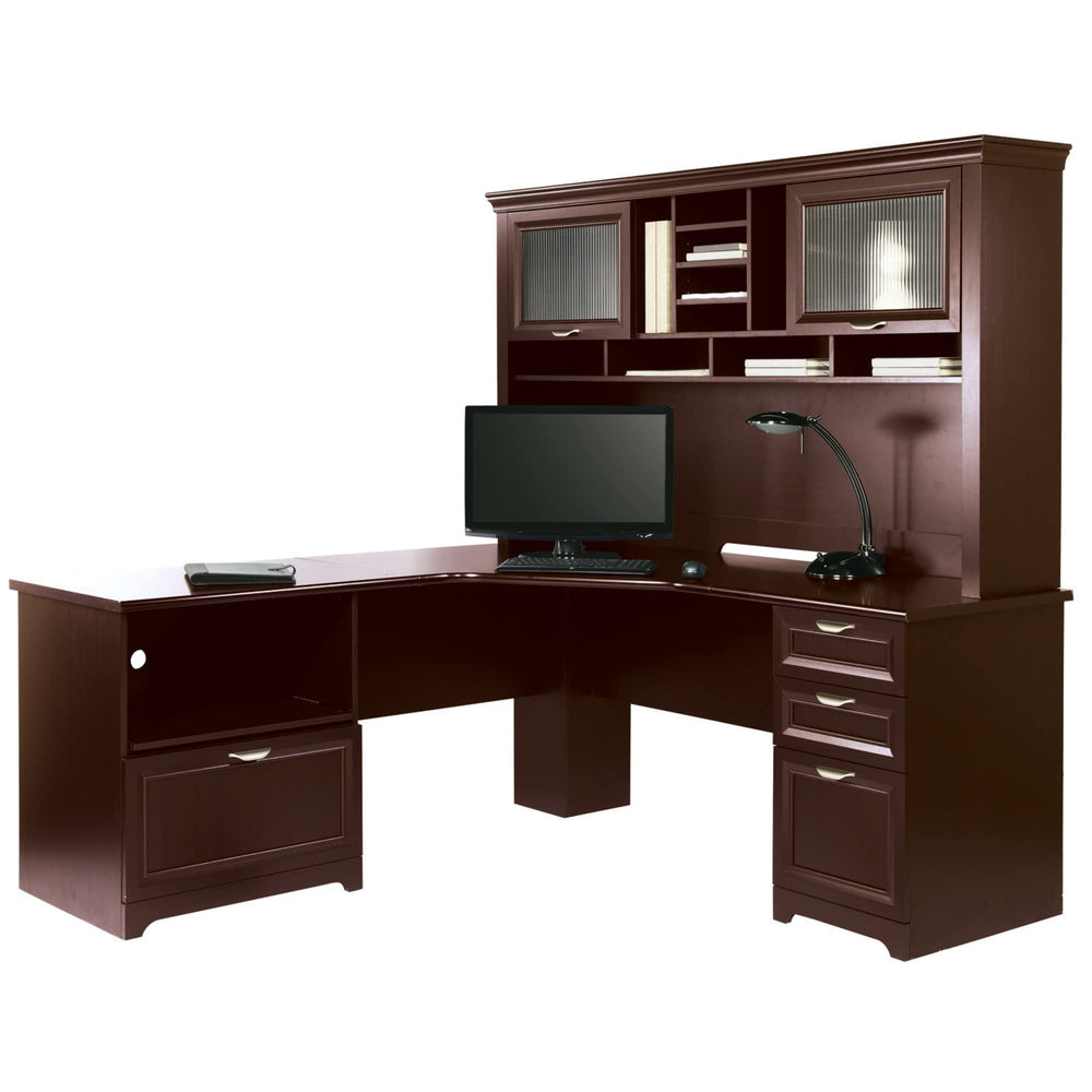 71" L-Shaped Corner Desk with Drawers