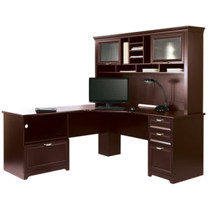 71" L-Shaped Corner Desk with Drawers
