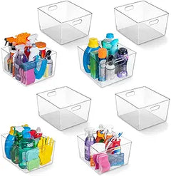 Clear Plastic Storage Bins – XL Multi-Pack