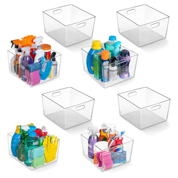 Clear Plastic Storage Bins – XL Multi-Pack