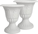 Tall Outdoor Decorative Planters Set of 2
