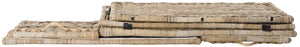 Wicker Storage Trunk with Flip-Top Lid